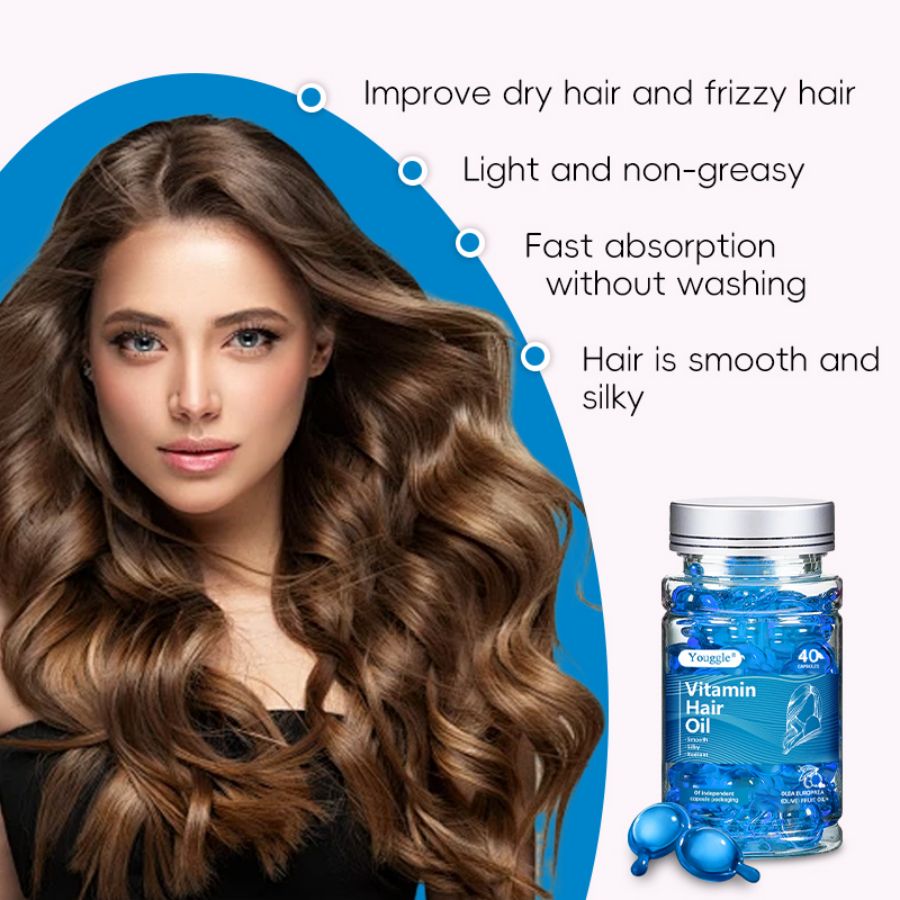 Organic Hair Growth Oil Keratin Capsules