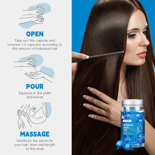 Organic Hair Growth Oil Keratin Capsules