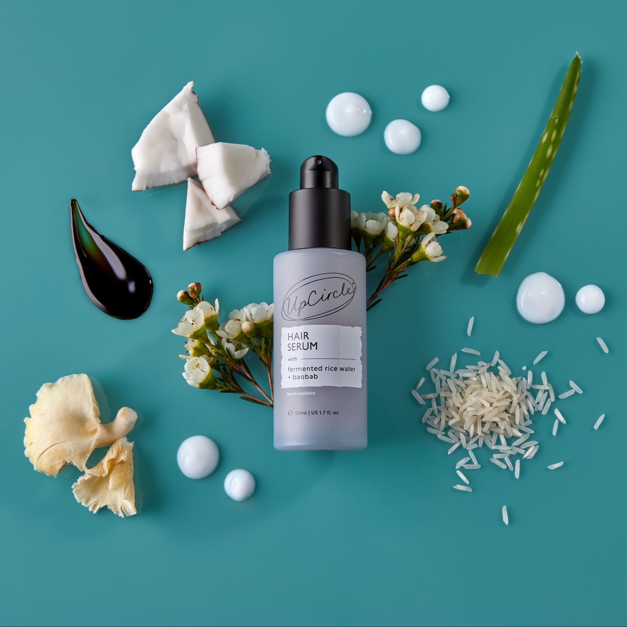 Hair Serum with Fermented Rice Water + Baobab